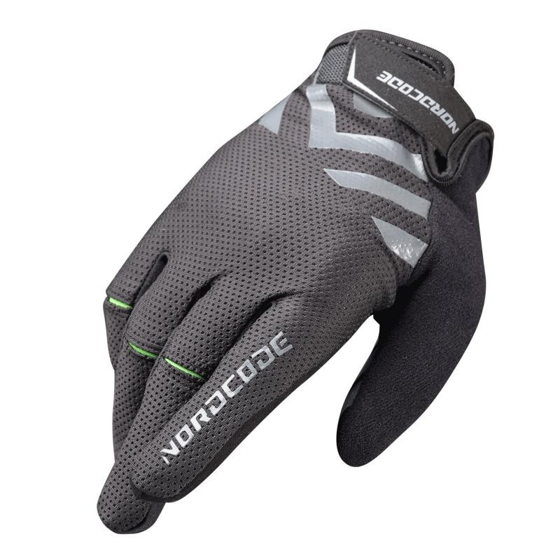 Manusi textile Nordcode ULTRA LIGHT negru/verde - NORDCODE - MLM Motors